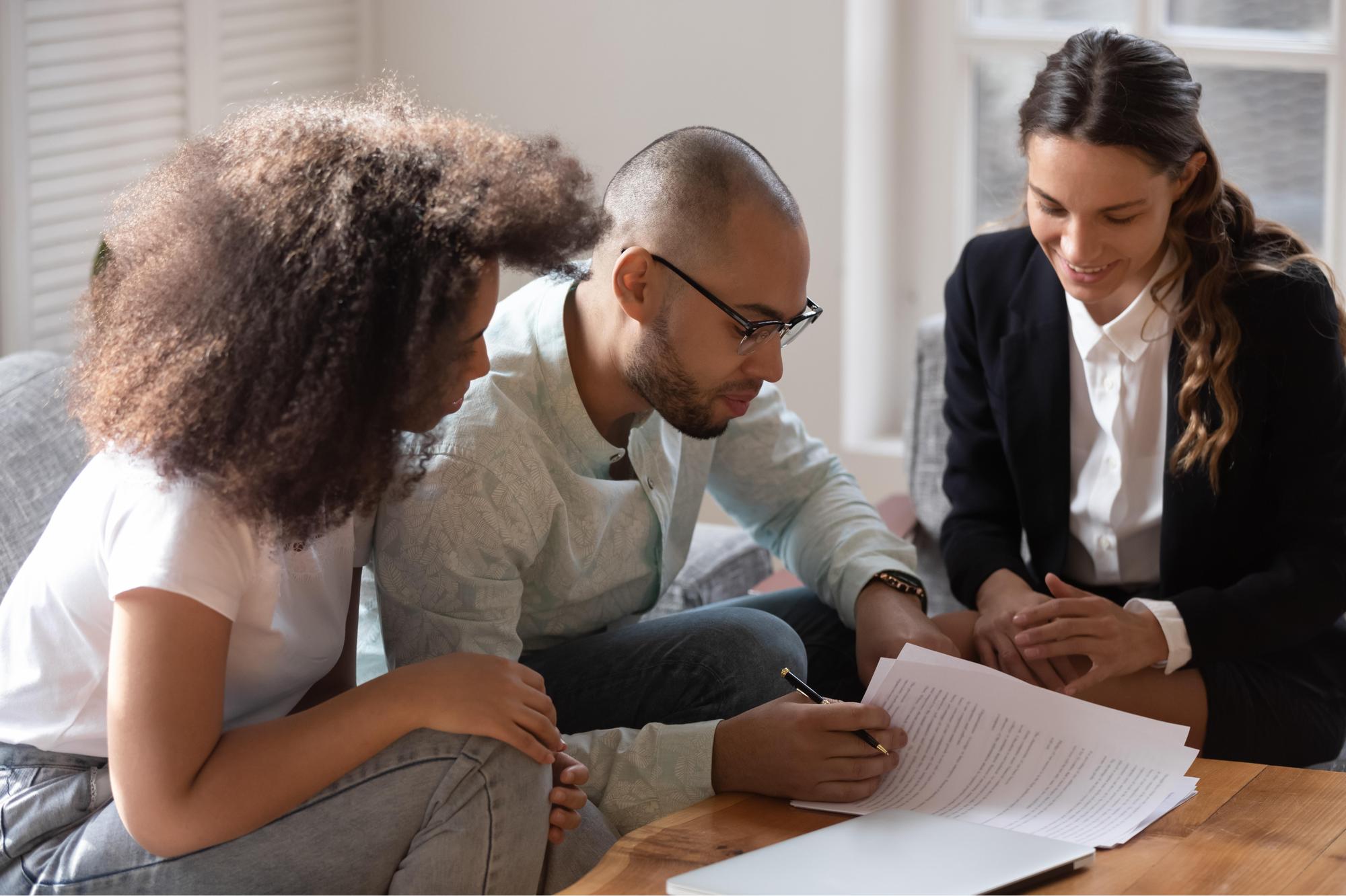 Family law attorney discussing inheritance and estate planning options